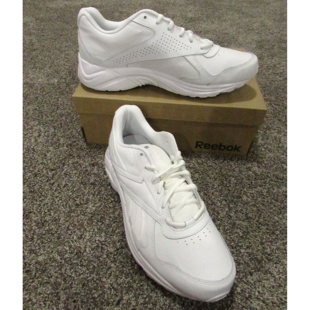 Reebok Men's Walk Ultra IV DMX Max Size 11 2E Wide White Walking Shoes J90012 US